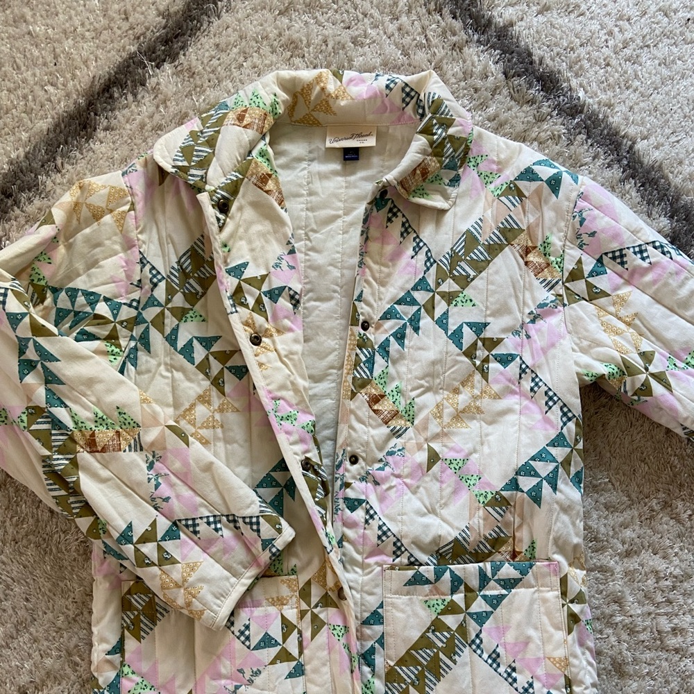 Patterned quilt jacket